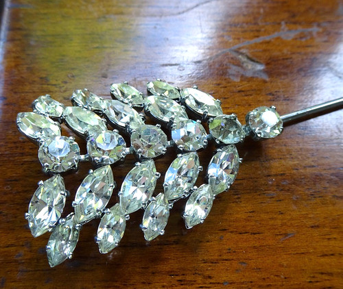 Antique art deco - sparkly, clear