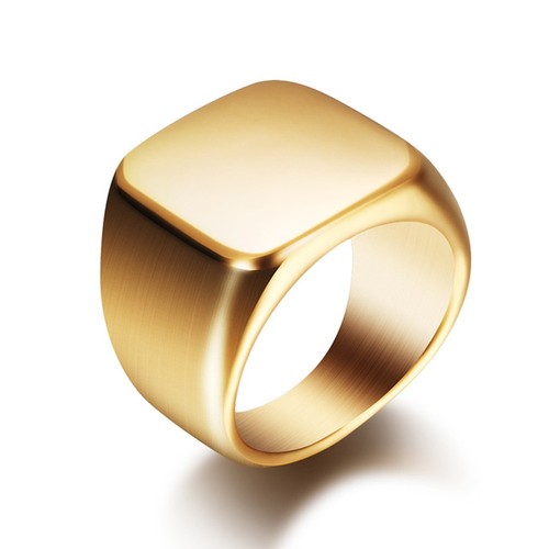 Men signet ring stainless - men's,