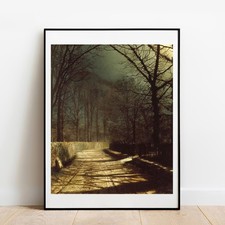 Art print Grimshaw Moonlit
