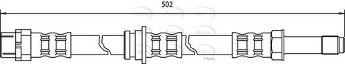 Apec brake hose rear - hose,