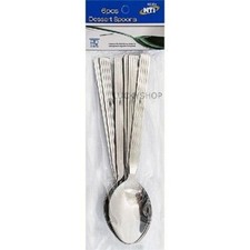 6 Dessert Spoons Forks  Spoons