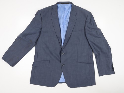 Alfred brown men blue - brown, wool