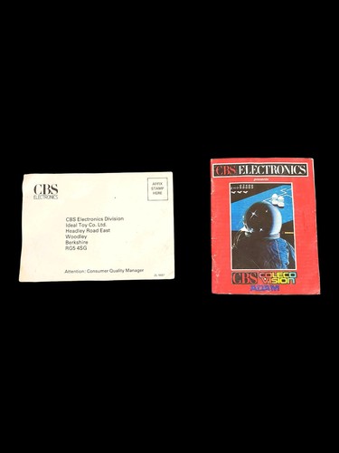 Cbs colecovision paperwork - cbs,