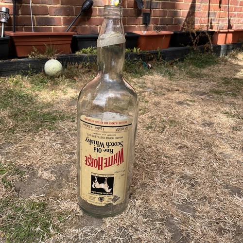Vintage white horse - 1, gallon