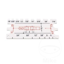 New CHAIN SIZE GAUGE 1pc Fit