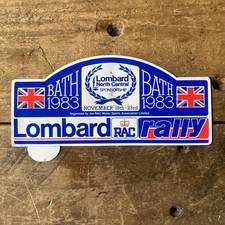 Vintage RAC Lombard Rally Bath
