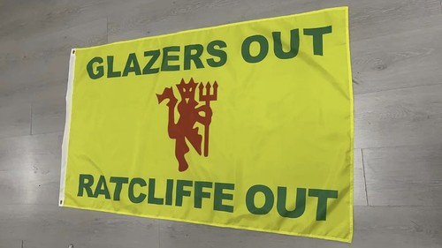 Manchester united protest flag - manchester,