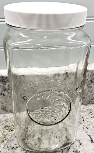 Vtg golden harvest glass - golden, 2