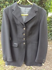 Ladies Black  Pikeur Show Jacket.  Size 10.
