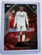 K Mbappe - Red Parallel 09/10 (Kit Match) - R Madrid- Topps Knockout UCC 2024-25