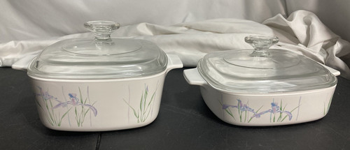 Corning ware shadow iris - corning, 1l
