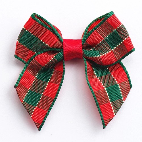 Tartan pre tied bows - pre,
