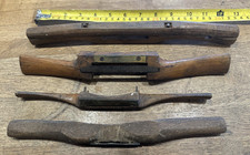 Collection of 4 Vintage Wooden Carpenter's Spokeshaves - Original and Complete