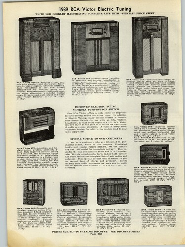 1939 paper rca victor - paper,