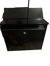 Burg-Wachter Compact Post Box . Dark Grey . Galvanised Steel