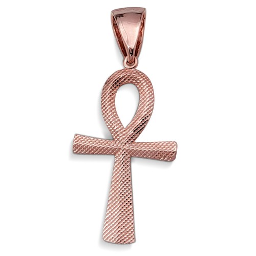Real 10k rose gold - 10k, ankh
