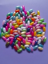 100Pcs mix oval spacer beads
