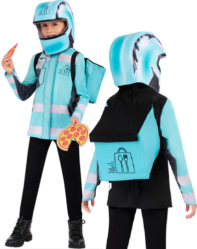 Delivery driver kids motorbike - delivery,