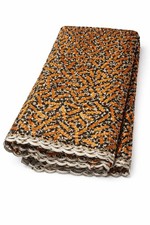 Nigerian Fabric Brown Lace 5