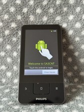 Philips GoGear Connect MP3 Player 8GB Wi-Fi Black Tested Reset Android SA3NT