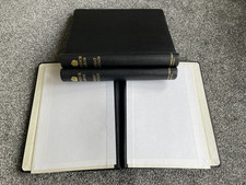 x3 Stanley Gibbons SG Windsor GB Stamp Albums - Springback-  Black cc