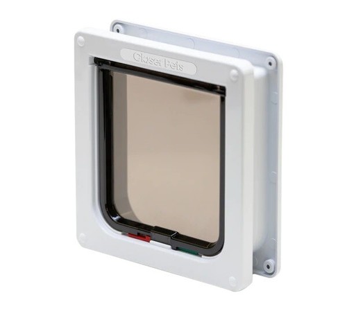 Way lockable cat flap with - lockable,