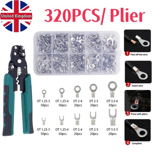 320pcs non insulated ring fork - 320pcs,