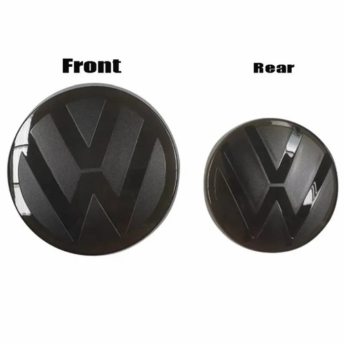 Black badges front rear - &,