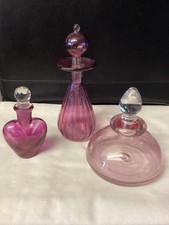 Vintage Quality Trio Of Pink/