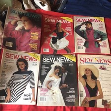SEW NEWS MAGAZINE Vintage Back