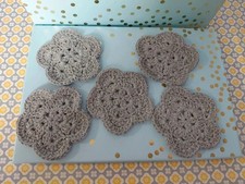 Set of 5 handmade crochet