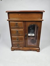 Vintage Wood Jewellery Box