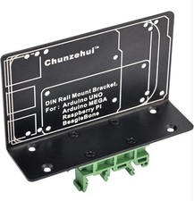 DIN Rail Mount Bracket for Raspberry Pi 2 3 B B+ ZERO Arduino UNO MEGA