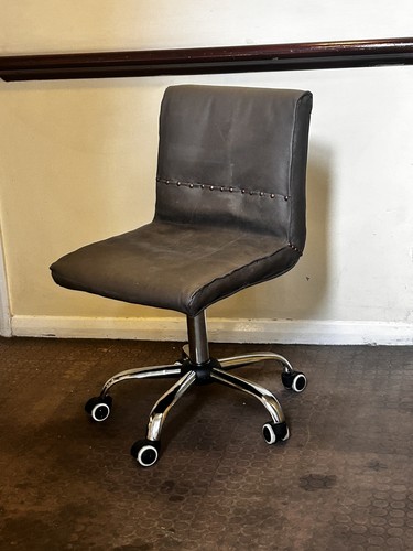 Dark taupe faux soft - faux, leather