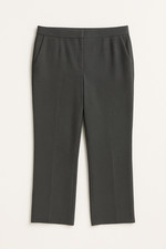 M&S Collection Women’s Dogtooth Check Pull On Stretch Trousers Charcoal UK 20R