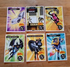 6 Sugar Puffs Legends of Batman Cards DC Comics 1994