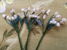 Unused vintage fabric posy