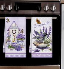 2pcs Lavender bird butterfly