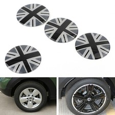 Wheel Center Hub Cap Emblem Badge decal Union Jack Flag Fits Mini Cooper