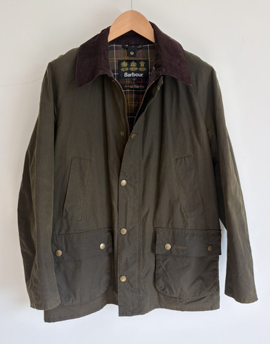 Barbour ashby wax jacket green - barbour,