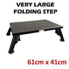 Very Large Caravan Motorhome Folding Single Step Campervan Diy Home Garage Boat