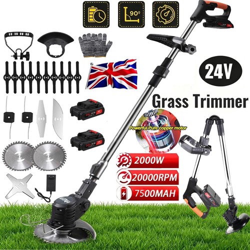 2battery 24v cordless strimmer - 24v,