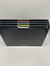 Joseph Joseph Folio Steel Large Chopping Boards & Storage Case, Set of 4, Black