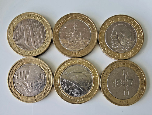 British coin collection - british,