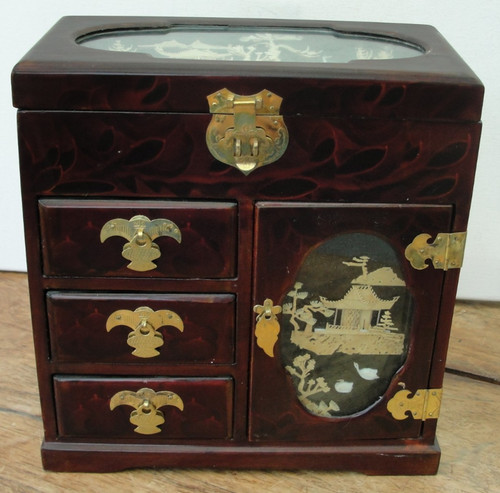 Vintage chinese lacquered - chinese,