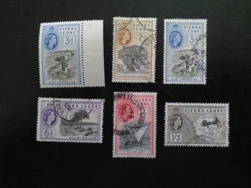 Sierra leone mnh 5 used - leone,