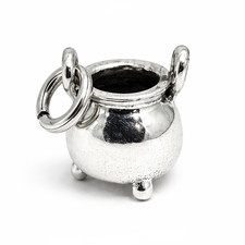 Cauldron 3D Charm 925 Sterling