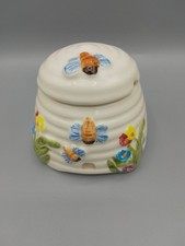 Floral beehive honey - honey, pot