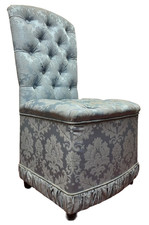 Blue Upholstered Vintage Style