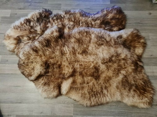 Genuine sheepskin rug natural - rug,